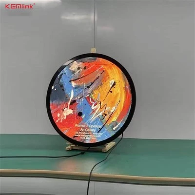 Rundes eingebettetes LCD-Display